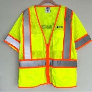 ML KISHIGO High Visibility 6 Pocket Contrast Mesh Vest Workwear